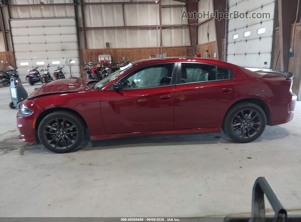 2C3CDXMG3MH613673 2021 DODGE CHARGER Red Vista interior de 360 grados