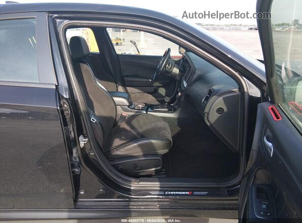 2C3CDXMG6MH613439 2021 DODGE CHARGER Black Front interior view