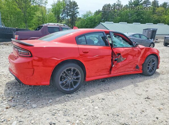 2C3CDXMGXMH609751 2021 DODGE CHARGER Orange Rear right