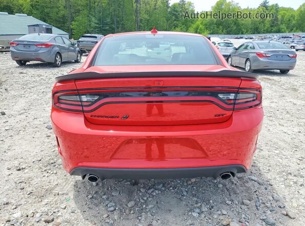 2C3CDXMGXMH609751 2021 DODGE CHARGER Orange Rear view