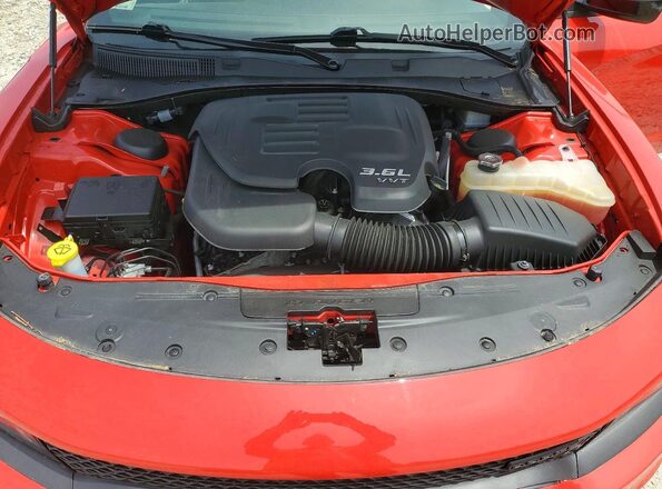 2C3CDXMGXMH609751 2021 DODGE CHARGER Orange Rear interior view