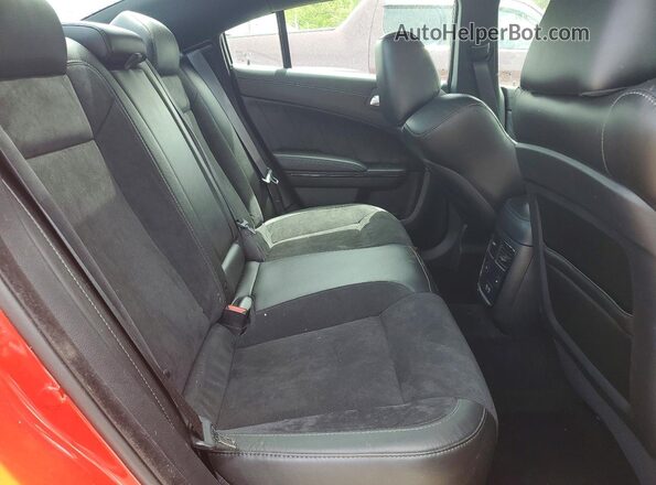 2C3CDXMGXMH609751 2021 DODGE CHARGER Orange Rear seats view