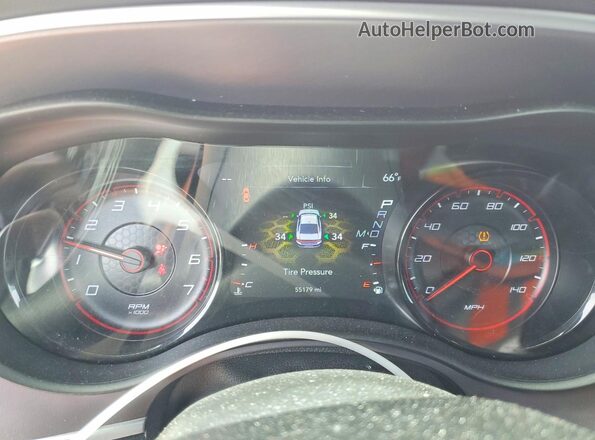 2C3CDXMGXMH609751 2021 DODGE CHARGER Orange Instrument cluster view