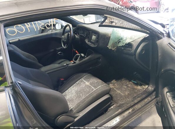 2C3CDZAG0GH113457 2016 DODGE CHALLENGER Серый Вид салона спереди