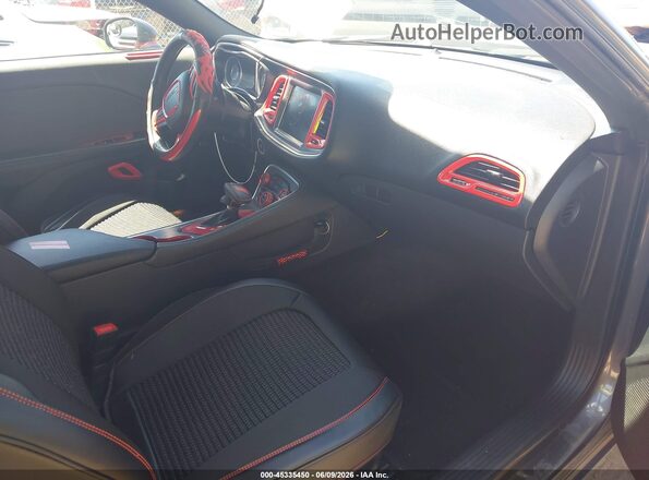2C3CDZAG0GH166269 2016 DODGE CHALLENGER Black Вид салону спереду