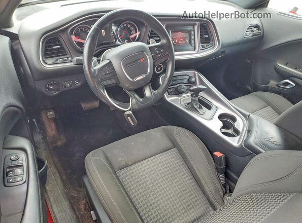 2C3CDZAG0HH507817 2017 DODGE CHALLENGER Red Dashboard view