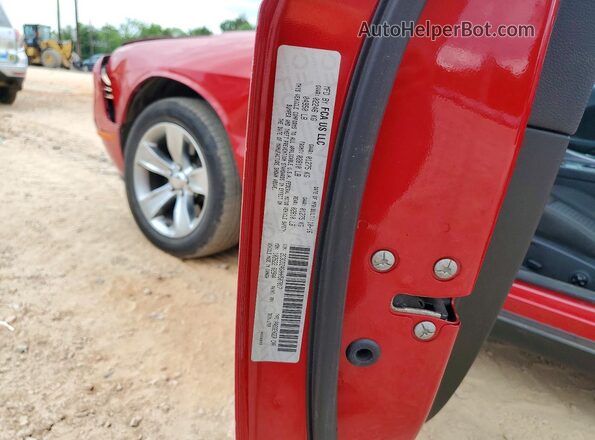 2C3CDZAG0HH507817 2017 DODGE CHALLENGER Red Engine compartment view