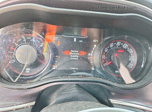 2C3CDZAG0JH120593 2018 DODGE CHALLENGER Gray Widok zestawu wskaźników