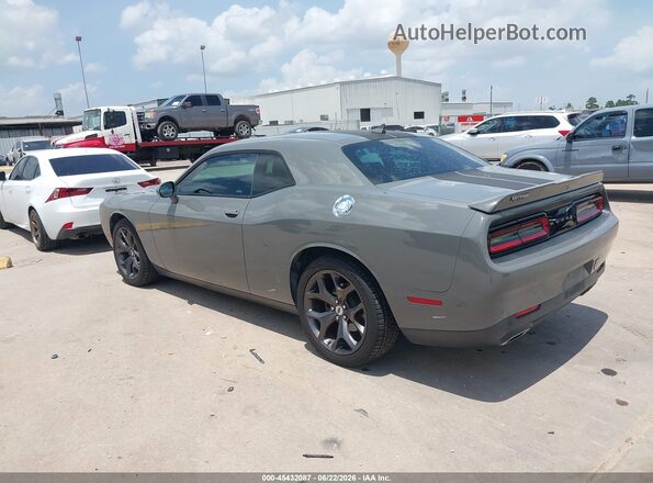 2C3CDZAG0JH233072 2018 DODGE CHALLENGER Gray Trasero izquierdo