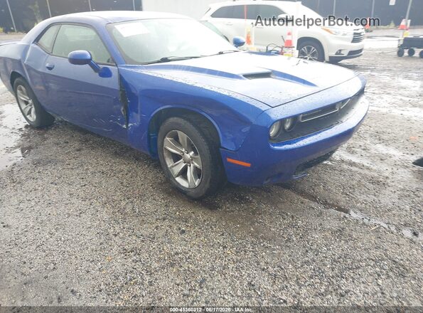 2C3CDZAG0JH251894 2018 DODGE CHALLENGER Blue Вид спереду
