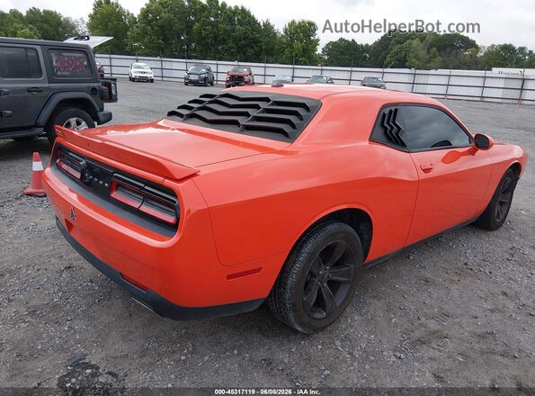2C3CDZAG0KH679823 2019 DODGE CHALLENGER Оранжевый Задняя правая четверть