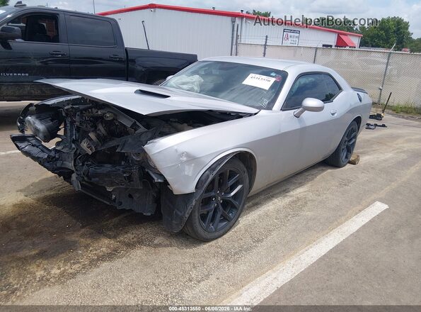 2C3CDZAG0MH564044 2021 DODGE CHALLENGER Silver Vista tres cuartos delantera izquierda