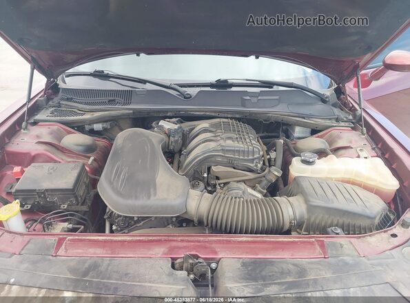 2C3CDZAG0PH637921 2023 DODGE CHALLENGER Burgundy Вид ззаду
