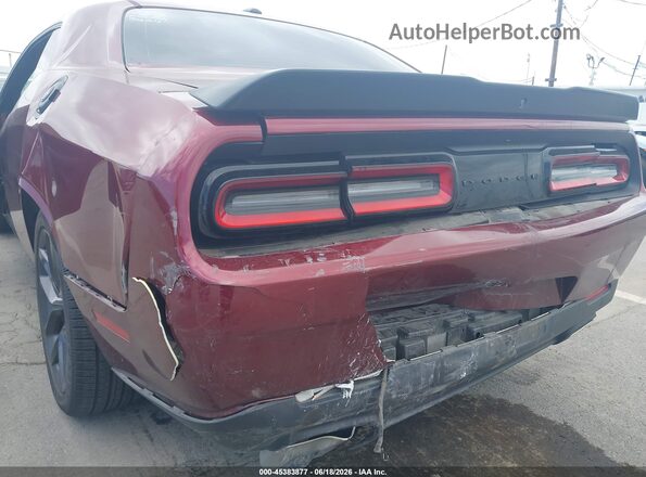 2C3CDZAG0PH637921 2023 DODGE CHALLENGER Burgundy Вид спереду
