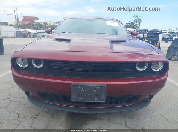 2C3CDZAG0PH637921 2023 DODGE CHALLENGER Burgundy Вид щитка приладів