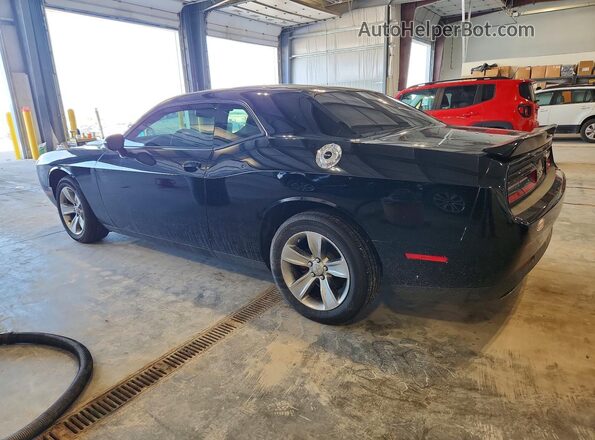 2C3CDZAG1GH285142 2016 DODGE CHALLENGER Black Trasero izquierdo