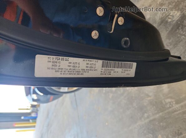 2C3CDZAG1GH285142 2016 DODGE CHALLENGER Black Vista del compartimento del motor