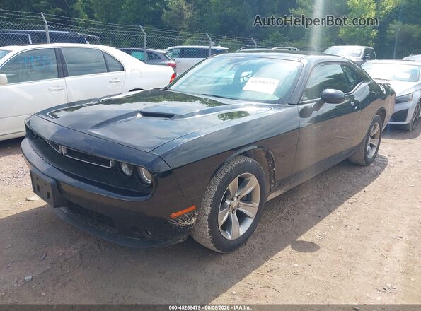 2C3CDZAG1GH353827 2016 DODGE CHALLENGER Black Przód lewy