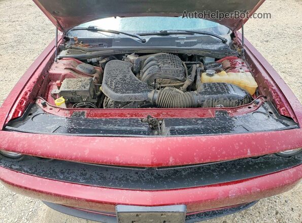 2C3CDZAG1JH171777 2018 DODGE CHALLENGER Red Rear interior view