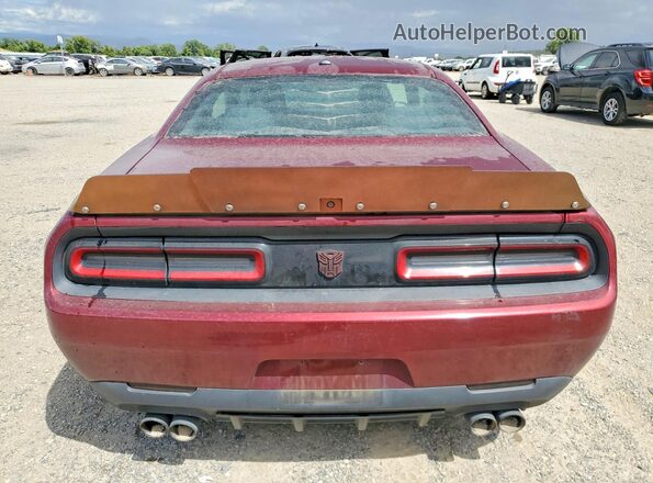 2C3CDZAG1JH171777 2018 DODGE CHALLENGER Red Rear view