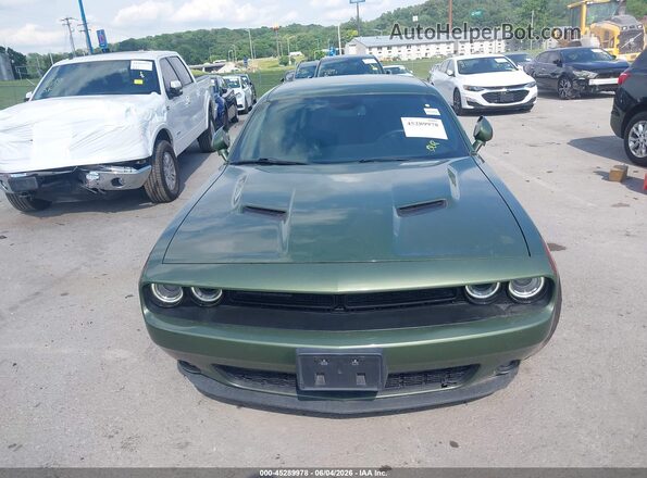 2C3CDZAG1JH305929 2018 DODGE CHALLENGER Green Vista del cuadro de instrumentos