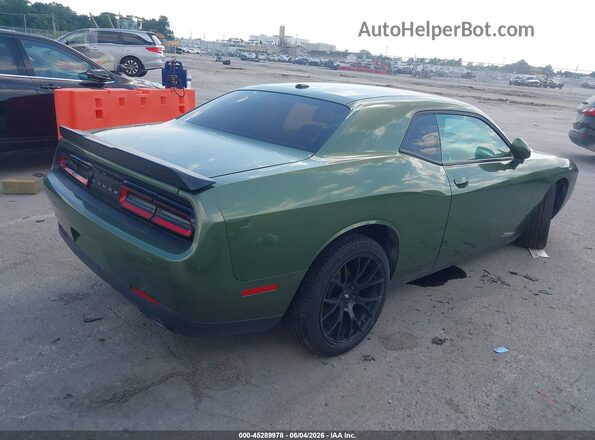 2C3CDZAG1JH305929 2018 DODGE CHALLENGER Green Trasero derecho