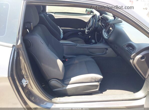 2C3CDZAG1KH574420 2019 DODGE CHALLENGER Gray Вид салону спереду