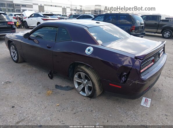 2C3CDZAG1LH206630 2020 DODGE CHALLENGER Фиолетовый Задняя левая четверть