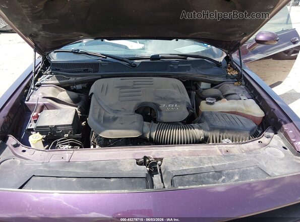 2C3CDZAG1LH206630 2020 DODGE CHALLENGER Фиолетовый Вид сзади