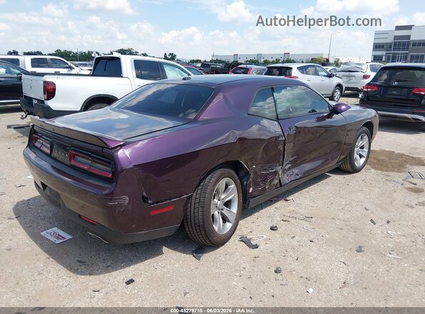 2C3CDZAG1LH206630 2020 DODGE CHALLENGER Фиолетовый Задняя правая четверть