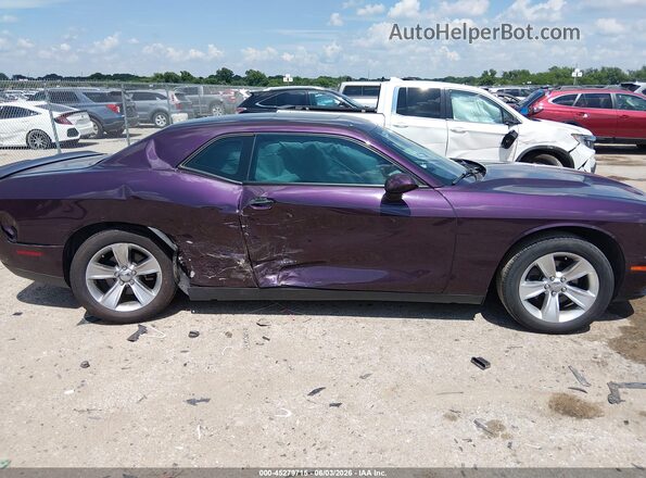 2C3CDZAG1LH206630 2020 DODGE CHALLENGER Фиолетовый Вид задней части салона