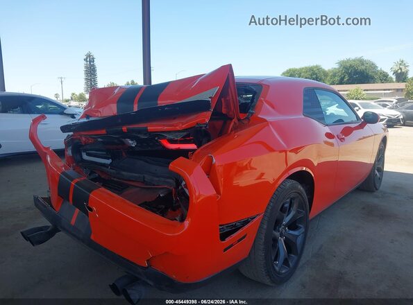 2C3CDZAG1LH254189 2020 DODGE CHALLENGER Orange Tył prawy