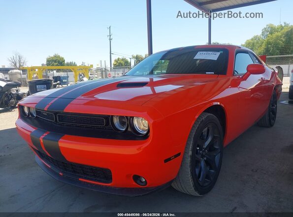 2C3CDZAG1LH254189 2020 DODGE CHALLENGER Orange Przód lewy