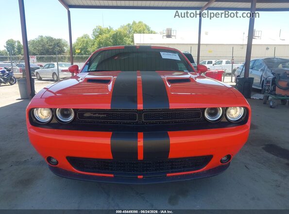 2C3CDZAG1LH254189 2020 DODGE CHALLENGER Orange Widok zestawu wskaźników