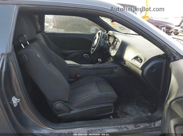 2C3CDZAG1MH514284 2021 DODGE CHALLENGER Серый Вид салона спереди