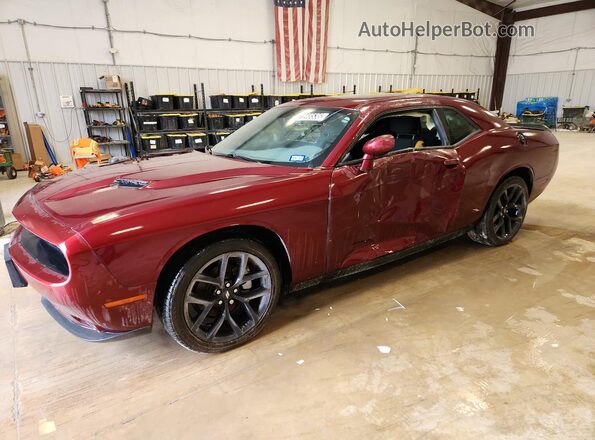 2C3CDZAG1MH560598 2021 DODGE CHALLENGER Burgundy Widok wnętrza 360 stopni
