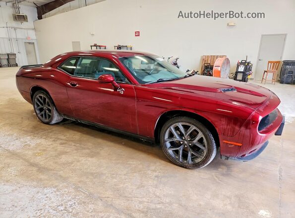 2C3CDZAG1MH560598 2021 DODGE CHALLENGER Burgundy Przód prawy