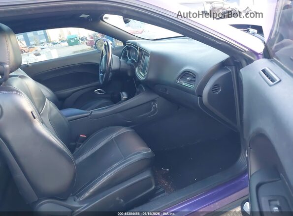 2C3CDZAG2GH153815 2016 DODGE CHALLENGER Purple Вид салону спереду