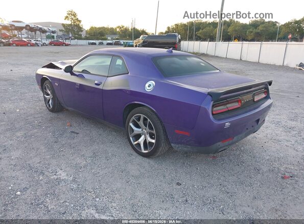 2C3CDZAG2GH153815 2016 DODGE CHALLENGER Purple Задня ліва чверть