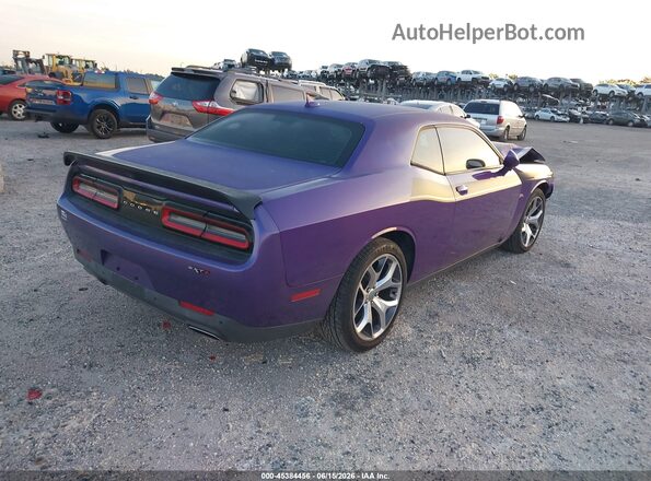 2C3CDZAG2GH153815 2016 DODGE CHALLENGER Purple Задня права чверть