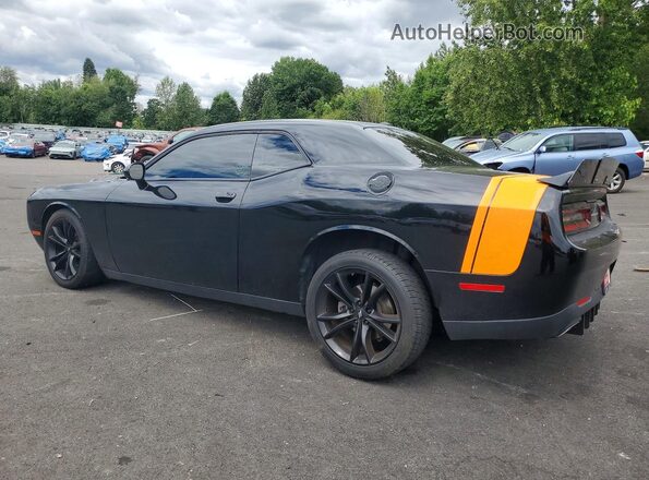 2C3CDZAG2HH607059 2017 DODGE CHALLENGER Черный Задняя левая четверть
