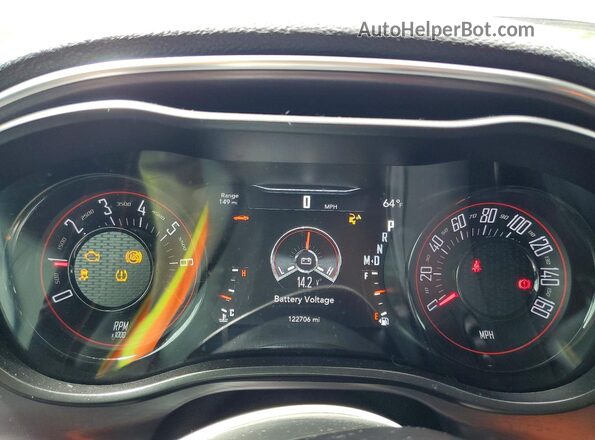2C3CDZAG2HH607059 2017 DODGE CHALLENGER Черный Вид щитка приборов
