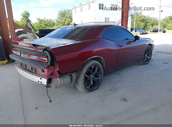 2C3CDZAG2JH327695 2018 DODGE CHALLENGER Maroon Հետևի աջ