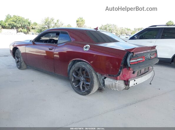 2C3CDZAG2JH327695 2018 DODGE CHALLENGER Maroon Հետևի ձախ