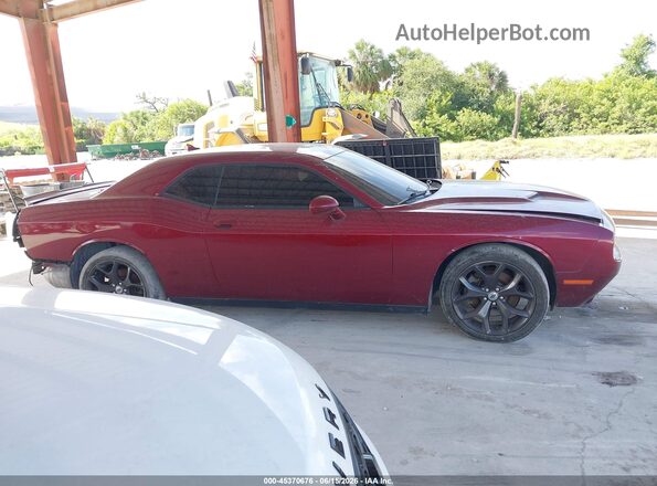 2C3CDZAG2JH327695 2018 DODGE CHALLENGER Maroon Սալոնի հետևի տեսք