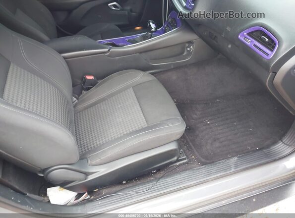 2C3CDZAG2KH508717 2019 DODGE CHALLENGER Gray Widok wnętrza z przodu
