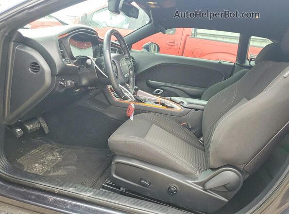 2C3CDZAG2KH699927 2019 DODGE CHALLENGER Gray Widok wnętrza z przodu