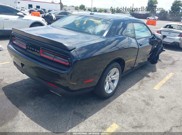 2C3CDZAG2PH628783 2023 DODGE CHALLENGER Black უკანა მარჯვენა