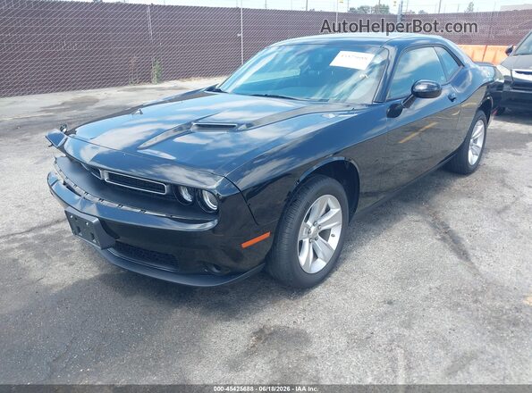 2C3CDZAG2PH628783 2023 DODGE CHALLENGER Black წინა მარცხენა ხედი სამი მეოთხედიდან
