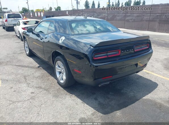 2C3CDZAG2PH628783 2023 DODGE CHALLENGER Black უკანა მარცხენა